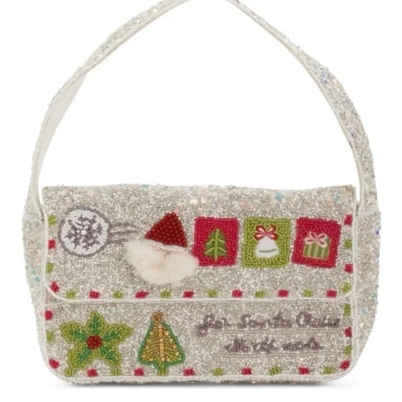 Viral Christmas theme beaded bag - Picture 1 of 4